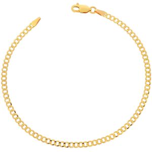 Inny producent Złota bransoletka pełna pancerka 19.5 cm pr. 585 Inny producent Złota bransoletka pełna pancerka 19.5 cm pr. 585