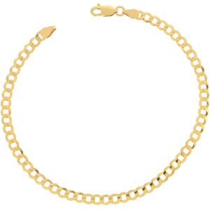 Inny producent Złota bransoletka pełna pancerka 19 cm pr. 585 Inny producent Złota bransoletka pełna pancerka 19 cm pr. 585