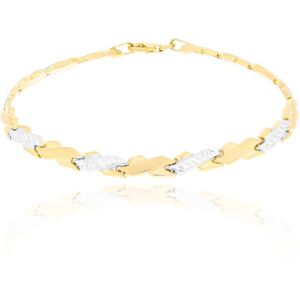 Inny producent Złota bransoletka segmentowa grawerowana 19 cm pr. 585 Inny producent Złota bransoletka segmentowa grawerowana 19 cm pr. 585