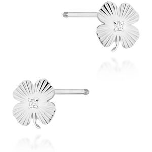 Inny producent Złote kolczyki Diament 2 x 0,005ct białe złoto sztyft zakręcany pr. 585 Inny producent Złote kolczyki Diament 2 x 0,005ct białe złoto sztyft zakręcany pr. 585