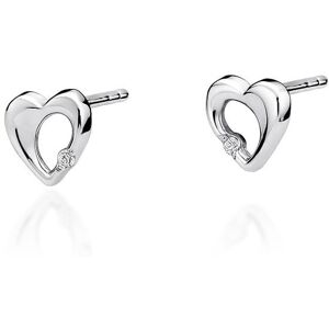 Inny producent Złote kolczyki Diament 2 x 0,0086ct białe złoto pr. 585 Inny producent Złote kolczyki Diament 2 x 0,0086ct białe złoto pr. 585