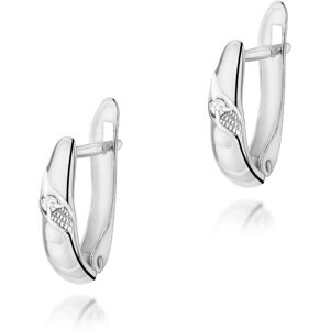 Inny producent Złote kolczyki Diament 2 x 0,02ct białe złoto pr. 585 Inny producent Złote kolczyki Diament 2 x 0,02ct białe złoto pr. 585