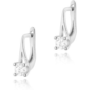 Inny producent Złote kolczyki Diament 2 x 0,20ct białe złoto pr. 585 Inny producent Złote kolczyki Diament 2 x 0,20ct białe złoto pr. 585