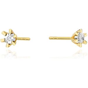 Inny producent Złote kolczyki K0029 Diament 2 x 0,0086ct żółte złoto pr. 585 Inny producent Złote kolczyki K0029 Diament 2 x 0,0086ct żółte złoto pr. 585