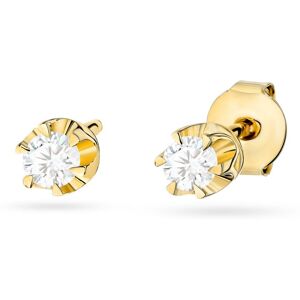 Inny producent Złote kolczyki K0032 Diament Laboratoryjny 2 x 0,10ct żółte złoto pr. 585 Inny producent Złote kolczyki K0032 Diament Laboratoryjny 2 x 0,10ct żółte złoto pr. 585
