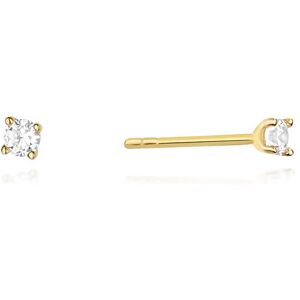 Inny producent Złote kolczyki K0066 Diament 2 x 0,04ct żółte złoto pr. 585 Inny producent Złote kolczyki K0066 Diament 2 x 0,04ct żółte złoto pr. 585