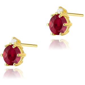 Inny producent Złote kolczyki K0076 Rubin 2 x 0,60ct żółte złoto pr. 585 Inny producent Złote kolczyki K0076 Rubin 2 x 0,60ct żółte złoto pr. 585