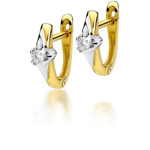 Inny producent Złote kolczyki K0088 Diament 2 x 0,10ct żółte złoto pr. 585 Inny producent Złote kolczyki K0088 Diament 2 x 0,10ct żółte złoto pr. 585
