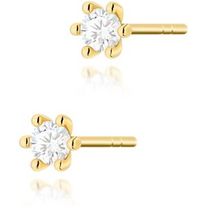 Inny producent Złote kolczyki K0222 Diament 2 x 0,10ct żółte złoto pr. 585 Inny producent Złote kolczyki K0222 Diament 2 x 0,10ct żółte złoto pr. 585