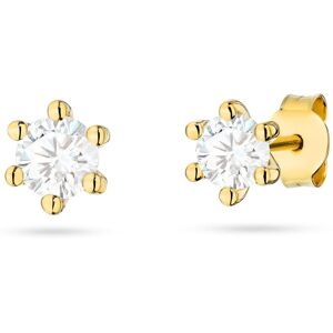 Inny producent Złote kolczyki K0222 Diament Laboratoryjny 2 x 0,10ct żółte złoto pr. 585 Inny producent Złote kolczyki K0222 Diament Laboratoryjny 2 x 0,10ct żółte złoto pr. 585