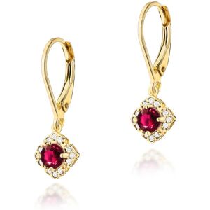 Inny producent Złote kolczyki K0571 Rubin 2 x 0,30ct żółte złoto pr. 585 Inny producent Złote kolczyki K0571 Rubin 2 x 0,30ct żółte złoto pr. 585