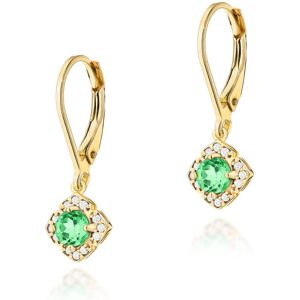 Inny producent Złote kolczyki K0571 Szmaragd 2 x 0,30ct żółte złoto pr. 585 Inny producent Złote kolczyki K0571 Szmaragd 2 x 0,30ct żółte złoto pr. 585