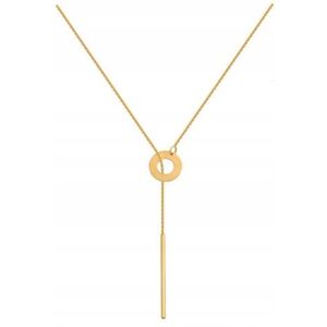 Złoty Naszyjnik Łańcuszkowy 585 1.55 g 50 cm Rodium Złoty Naszyjnik Łańcuszkowy 585 1.55 g 50 cm Rodium