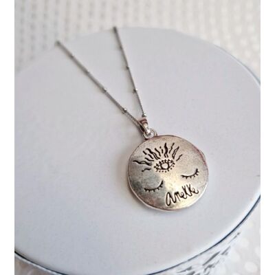 Anekke naszyjnik damski srebrny dwustronny Anekke naszyjnik damski srebrny dwustronny