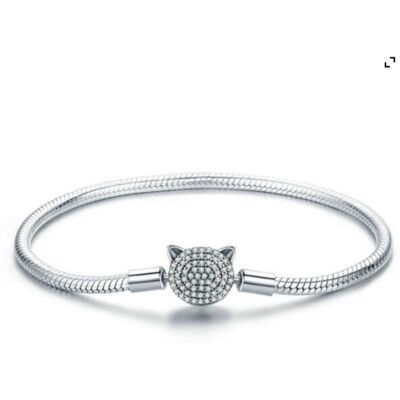 Yongsu Bransoletka modułowa baza do Charms SREBRO 925 Kotek 17 cm Yongsu Bransoletka modułowa baza do Charms SREBRO 925 Kotek 17 cm