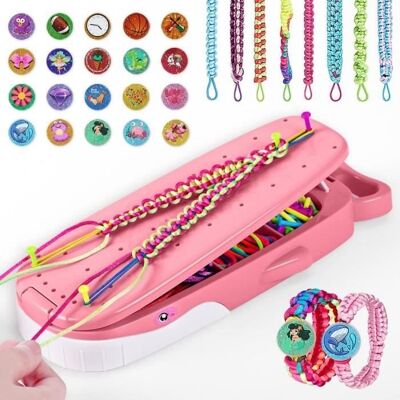 Inny producent Bransoletka przyjaźni - DIY KIT - Różowy wybór Inny producent Bransoletka przyjaźni - DIY KIT - Różowy wybór