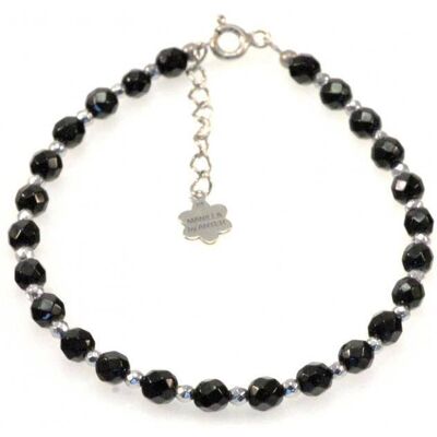 Inny producent Bransoletka Spinel Hematyt 925 Inny producent Bransoletka Spinel Hematyt 925