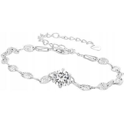 Bransoletka Srebrna Bransoletka Diamentowa Cyrkonia Srebro 925 Trusky Bransoletka Srebrna Bransoletka Diamentowa Cyrkonia Srebro 925 Trusky