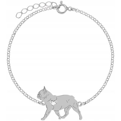 Radziszewska Bransoletka Srebrna French Bulldog 925 Prezent Łańcuszek Biżuteria GRAWER Radziszewska Bransoletka Srebrna French Bulldog 925 Prezent Łańcuszek Biżuteria GRAWER