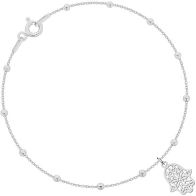 Myness Bransoletka srebrna z ręką fatimy (hamsa) Myness Bransoletka srebrna z ręką fatimy (hamsa)