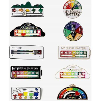 Inny producent BROSZKI 10 SZTUK NASZYNIK ODZNAKI PINS ZNACZKI ZESTAW BATERIA NASTRÓJ Inny producent BROSZKI 10 SZTUK NASZYNIK ODZNAKI PINS ZNACZKI ZESTAW BATERIA NASTRÓJ