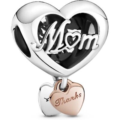 Charms Pandora 789372C00 „Dziękuję Ci, Mamo” Charms Pandora 789372C00 „Dziękuję Ci, Mamo”