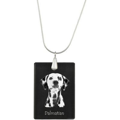 Dalmatyńczyk, Wyżeł Dalmatyński - Kryształowa Zawieszka Z Psem, Srebrny Naszyjnik Ze Zdjęciem, Personalizowany Wisiorek Marki Art-Dog Dalmatyńczyk, Wyżeł Dalmatyński - Kryształowa Zawieszka Z Psem, Srebrny Naszyjnik Ze Zdjęciem, Personalizowany Wisiorek Marki Art-Dog