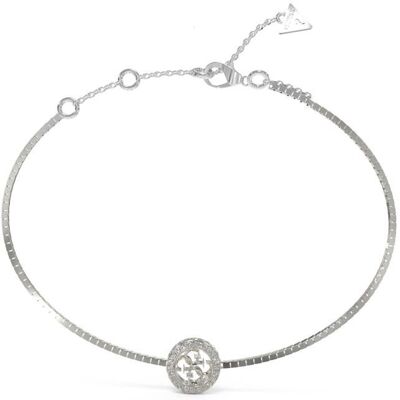 Damska srebrna bransoletka GUESS 4G Crush Charm Bransoletka Rod S 264633 Damska srebrna bransoletka GUESS 4G Crush Charm Bransoletka Rod S 264633