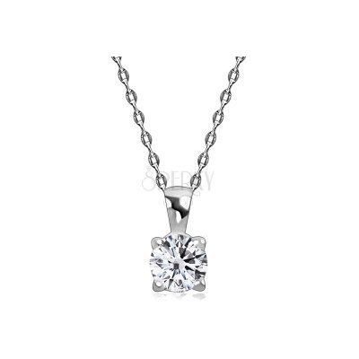 brak danych Diamant Exquis Elegancki Naszyjnik Diament 0,1 ct Złoto 375 Srebro brak danych Diamant Exquis Elegancki Naszyjnik Diament 0,1 ct Złoto 375 Srebro