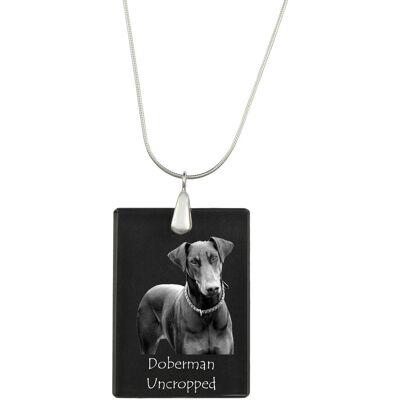 Doberman, Dobermann I - Kryształowa Zawieszka Z Psem, Srebrny Naszyjnik Ze Zdjęciem, Personalizowany Wisiorek Marki Art-Dog Doberman, Dobermann I - Kryształowa Zawieszka Z Psem, Srebrny Naszyjnik Ze Zdjęciem, Personalizowany Wisiorek Marki Art-Dog