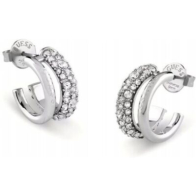 Guess FABULOUS ME srebrne kolczyki koła JUBE05197JW-RH Guess FABULOUS ME srebrne kolczyki koła JUBE05197JW-RH