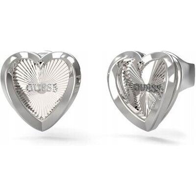 Guess Mon Amour srebrne kolczyki serce JUBE04612JW Guess Mon Amour srebrne kolczyki serce JUBE04612JW