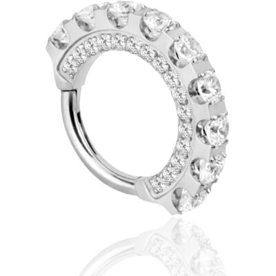 Inny producent Kolczyk PIERCING Clicker Tytanowy Srebrny Daith Septum 1,2/10 Inny producent Kolczyk PIERCING Clicker Tytanowy Srebrny Daith Septum 1,2/10