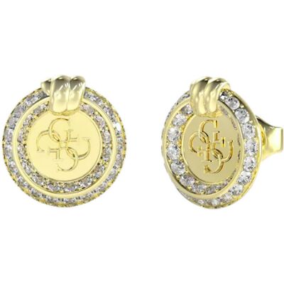 Kolczyki GUESS duże kółka w oprawie cyrkonii z logo 4G LOGO KNOT STUDS Kolczyki GUESS duże kółka w oprawie cyrkonii z logo 4G LOGO KNOT STUDS