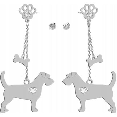 Radziszewska Kolczyki Srebrne Jack Russell Terrier Szorstkowłosy 925 Kobieta GRAWER Radziszewska Kolczyki Srebrne Jack Russell Terrier Szorstkowłosy 925 Kobieta GRAWER