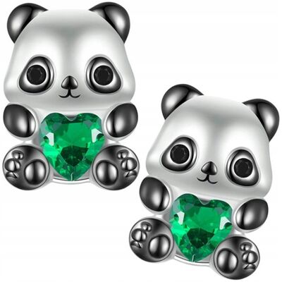 Kolczyki Srebrne Kolczyki Dla Dziewczynki Panda Srebro 925 Kolczyki Trusky Kolczyki Srebrne Kolczyki Dla Dziewczynki Panda Srebro 925 Kolczyki Trusky