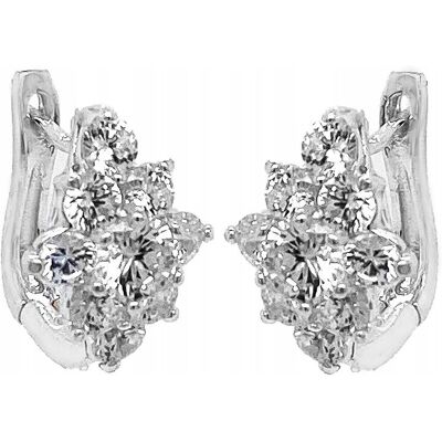 ulex premium Kolczyki srebrne pr. 925 Biała Cyrkonia ulex premium Kolczyki srebrne pr. 925 Biała Cyrkonia