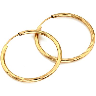 Lovrin Kolczyki Złote 585 Koła Szarnir 25Mm Lovrin Kolczyki Złote 585 Koła Szarnir 25Mm