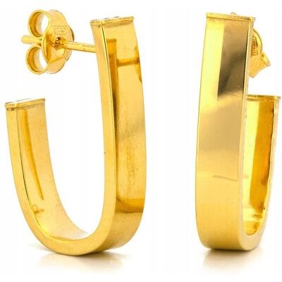 Lovrin Kolczyki złote 585 na sztyfcie 1.76g eleganckie na prezent modny wzór 14k Lovrin Kolczyki złote 585 na sztyfcie 1.76g eleganckie na prezent modny wzór 14k