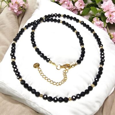 Inny producent Lunarny szyk 2 Naszyjnik ochronny z czarnego turmalinu choker czarny turmalin Inny producent Lunarny szyk 2 Naszyjnik ochronny z czarnego turmalinu choker czarny turmalin