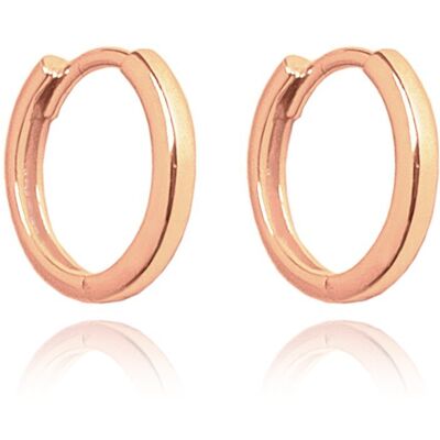 MINET Rose gold kolczyki srebrne 1,5 cm MINET Rose gold kolczyki srebrne 1,5 cm