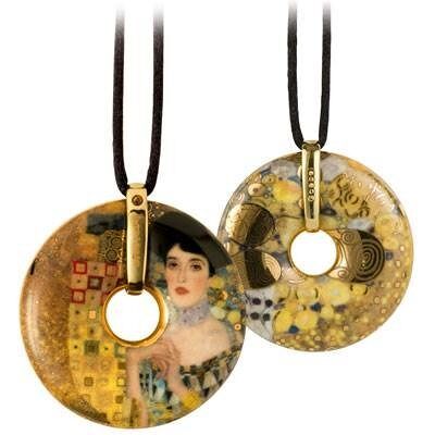 Goebel Naszyjnik 5cm Adele Bloch-Bauer Gustav Klimt Goebel Naszyjnik 5cm Adele Bloch-Bauer Gustav Klimt