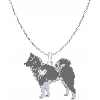 Radziszewska Naszyjnik Srebrny Karelian Bear Dog 925 Łańcuszek Prezent Kobieta GRAWER Radziszewska Naszyjnik Srebrny Karelian Bear Dog 925 Łańcuszek Prezent Kobieta GRAWER