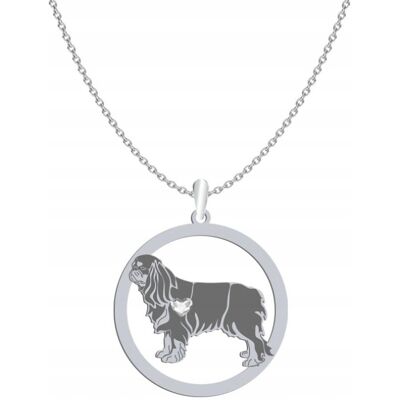 Radziszewska Naszyjnik Srebrny King Charles Spaniel 925 Łańcuszek Prezent Kobieta GRAWER Radziszewska Naszyjnik Srebrny King Charles Spaniel 925 Łańcuszek Prezent Kobieta GRAWER