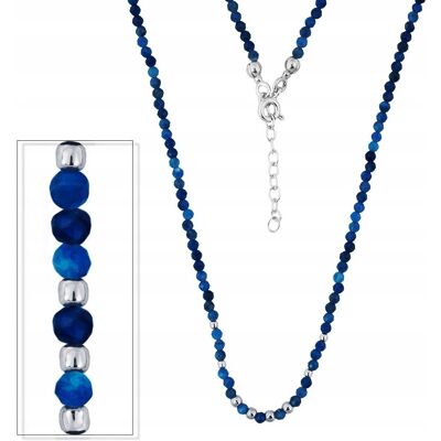 ulex premium Naszyjnik srebrny pr. 925 naturalny Lapis Lazuli ulex premium Naszyjnik srebrny pr. 925 naturalny Lapis Lazuli