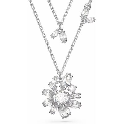 Naszyjnik Swarovski - Gema Flower, White, Silver 5644658 Naszyjnik Swarovski - Gema Flower, White, Silver 5644658