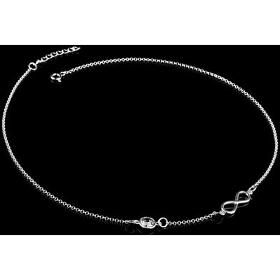 Inny producent Naszyjnik Swarovski NIESKOŃCZONOŚĆ INFINITY SREBRO Inny producent Naszyjnik Swarovski NIESKOŃCZONOŚĆ INFINITY SREBRO