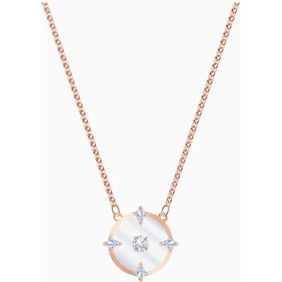 Naszyjnik Swarovski North Necklace, White, Rose-gold tone plated 5551797 Naszyjnik Swarovski North Necklace, White, Rose-gold tone plated 5551797