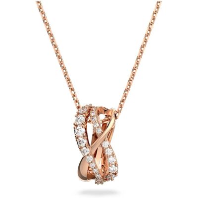 Naszyjnik Swarovski - Twist, White Rose Gold 5620549 Naszyjnik Swarovski - Twist, White Rose Gold 5620549