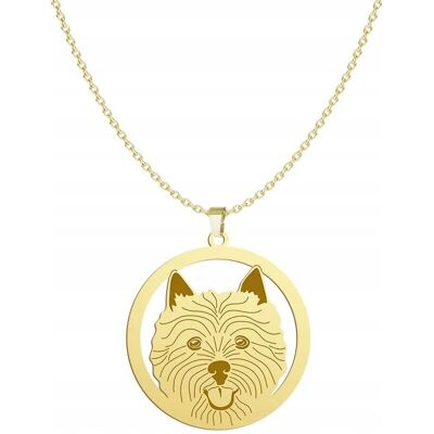 Radziszewska Naszyjnik Złoty 925 z psem Norwich Terrier Prezent Biżuteria GRAWER Radziszewska Naszyjnik Złoty 925 z psem Norwich Terrier Prezent Biżuteria GRAWER